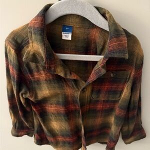 Old Navy Multicolor Plaid Shirt
